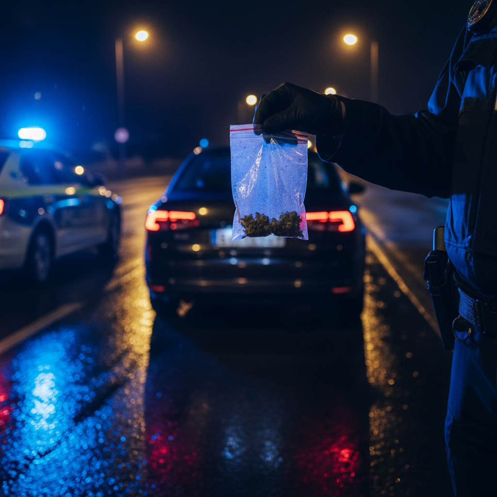 Augustów: Fahrer unter Drogen mit Marihuana gestoppt