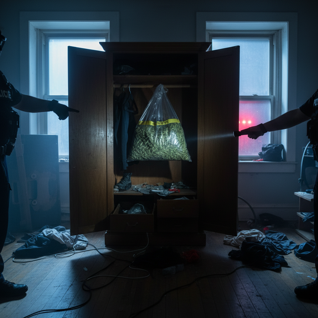 Augustów: 43-year-old arrested for drug possession