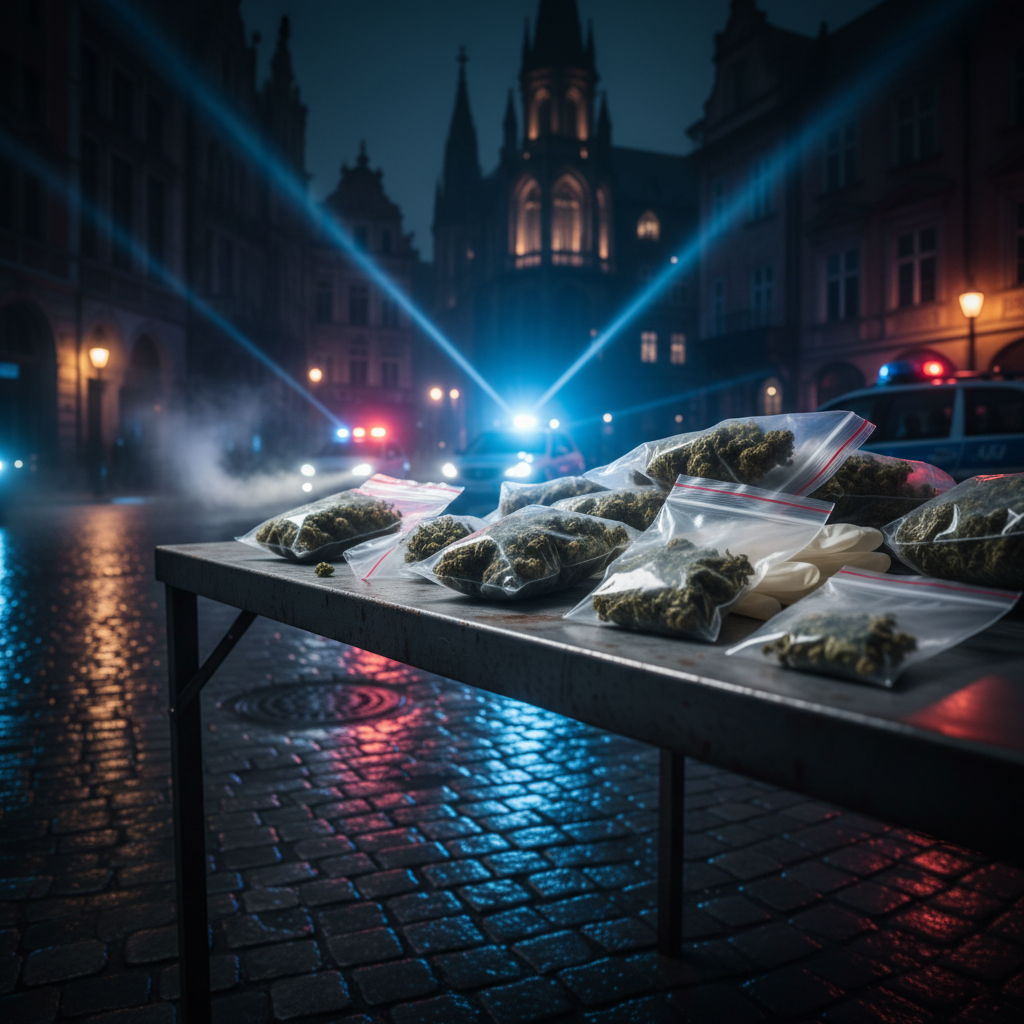 Białystok: detienen a un joven con marihuana