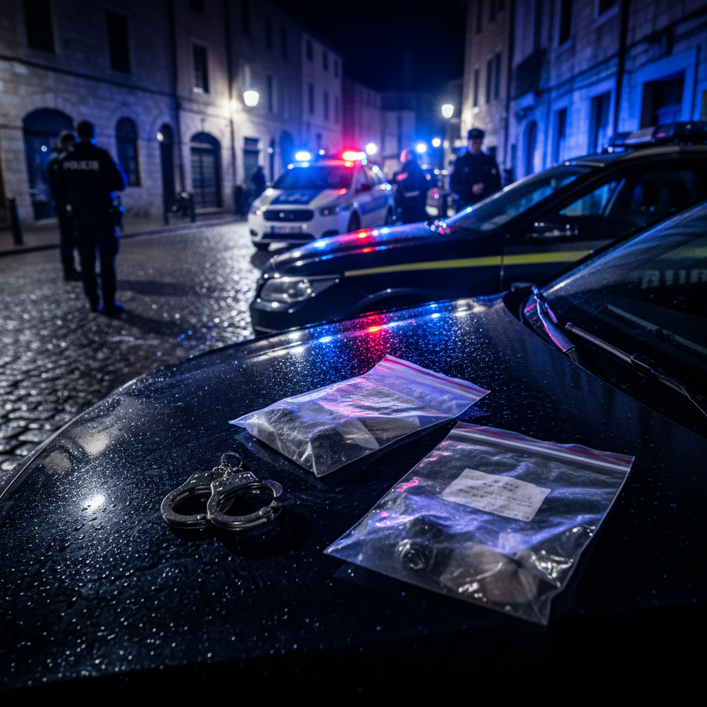 Augustów: detenidos tras hurto y hallazgo de drogas