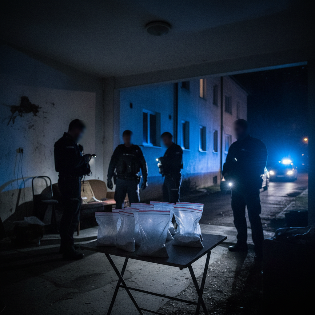 Amphetaminfund in Wohnung: Festnahme in Augustów