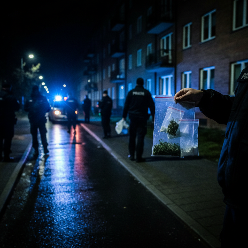 Augustów: Detenido un joven de 24 años por posesión de cannabis