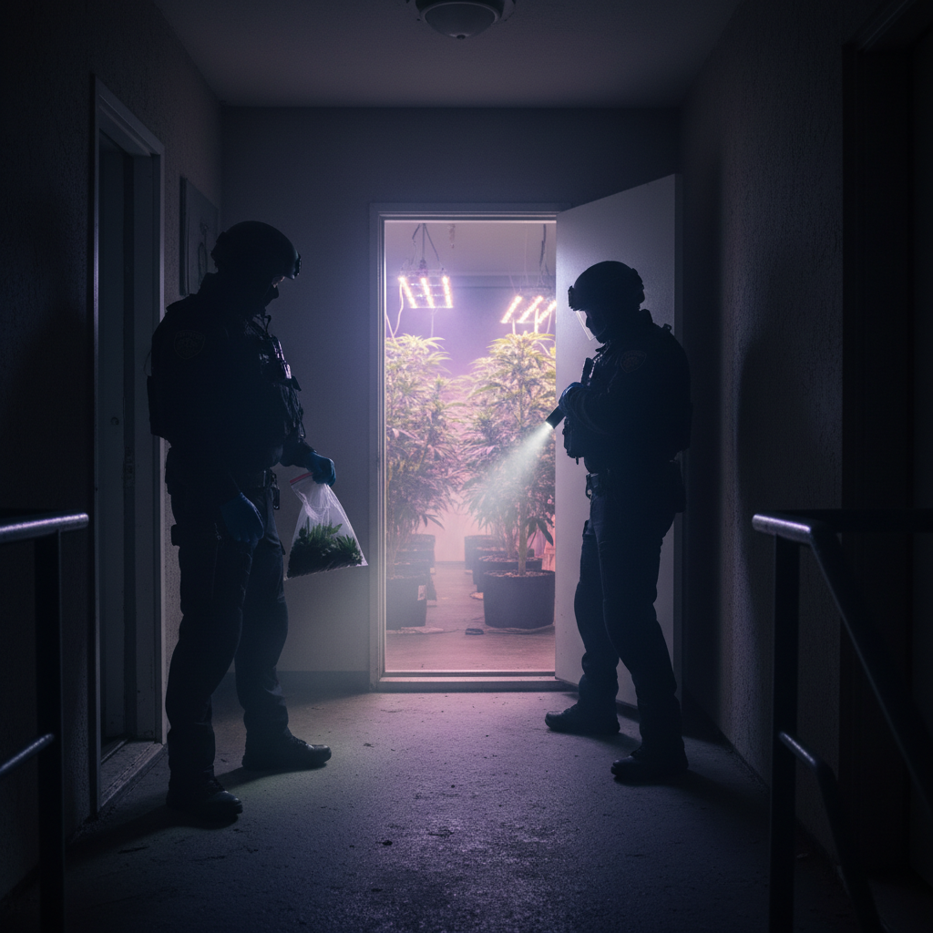 Augustów: hallan 30 plantas de cannabis en un piso
