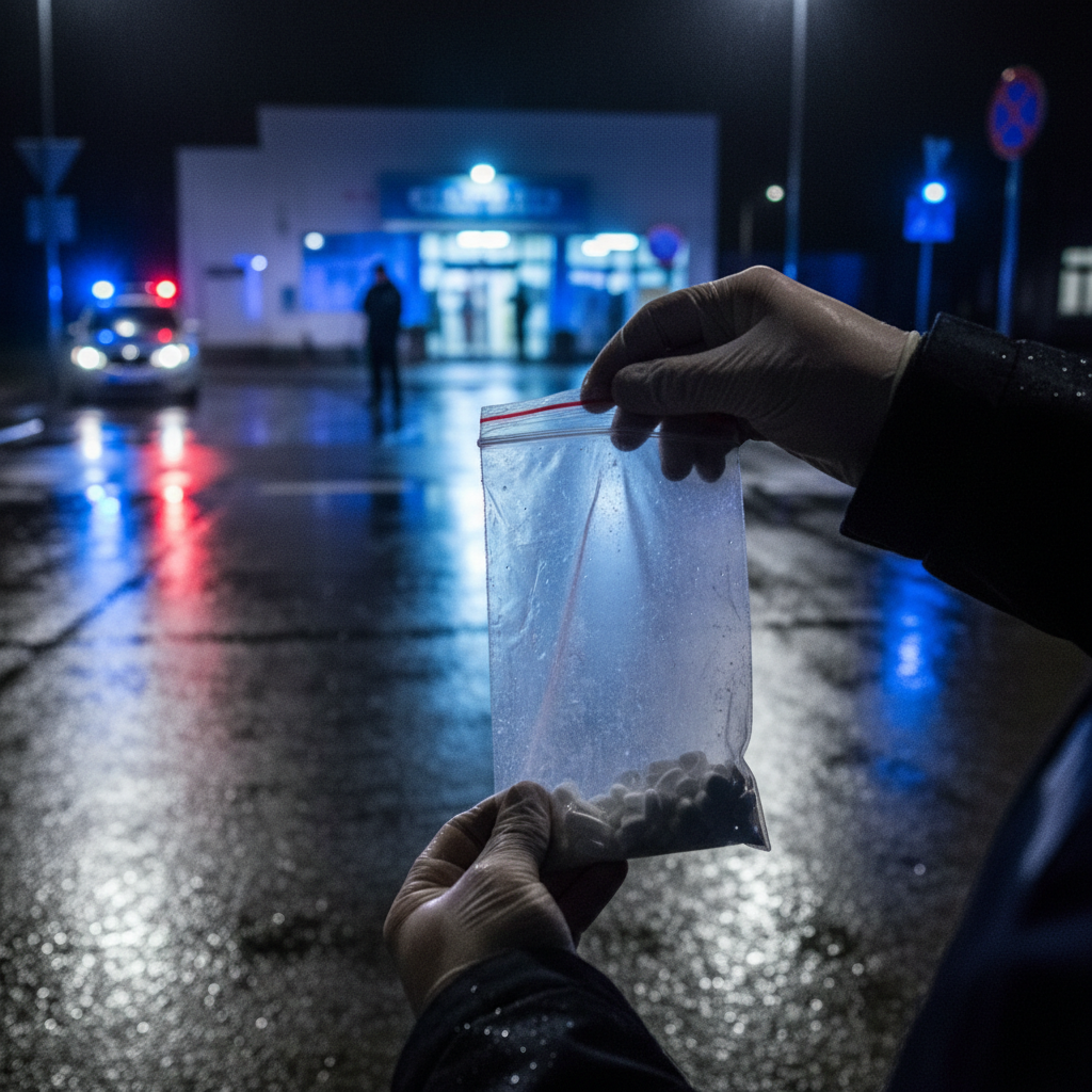 Augustów: Man swallows drugs and is arrested