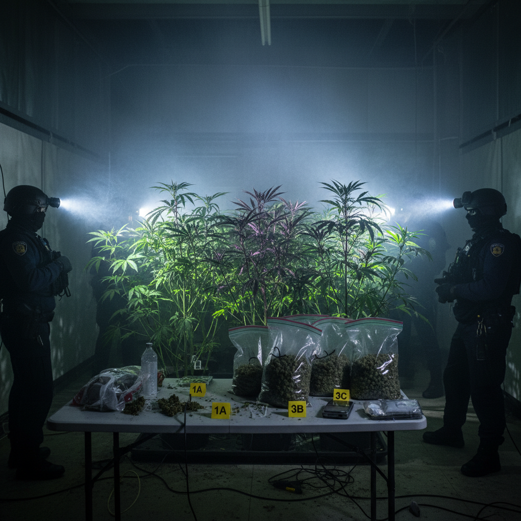 Augustów: Festnahme wegen illegalem Cannabis-Anbau