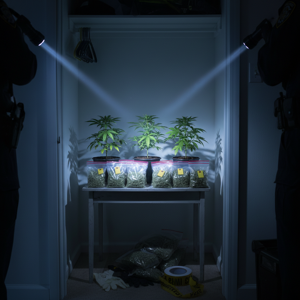 Augustów: detenidos por cultivo de cannabis