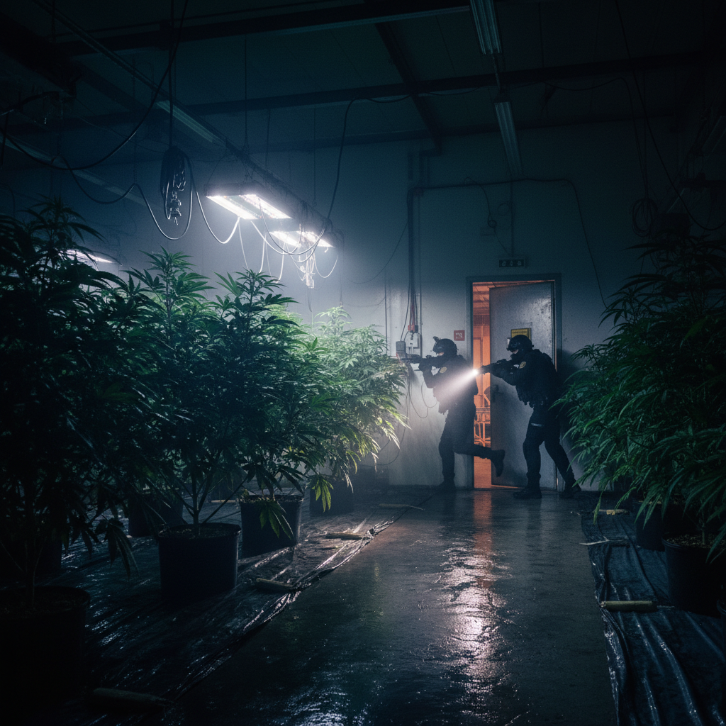 Augustów: two arrests over cannabis cultivation