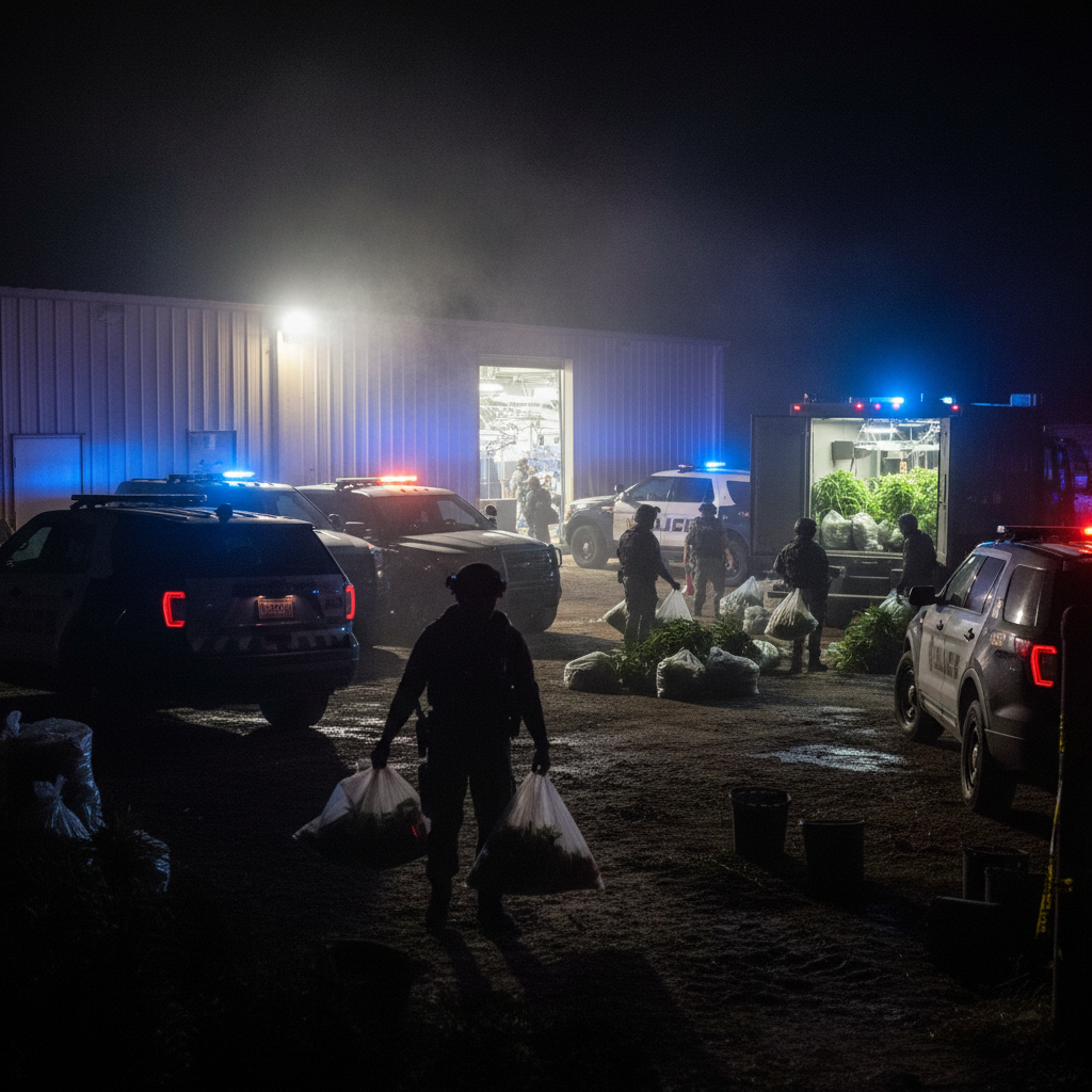 Augustów: Polizei zerschlägt illegale Cannabis-Aufzucht