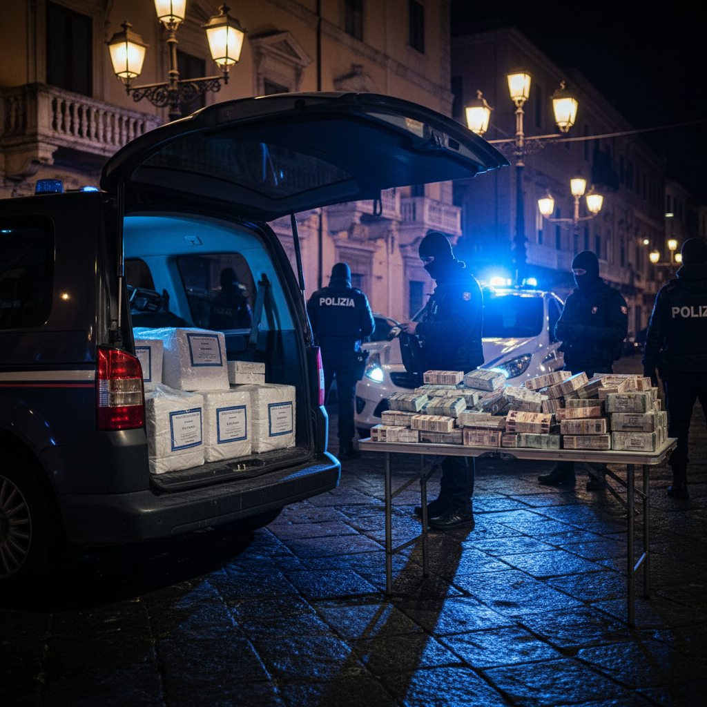 Perugia: 40 kg of cocaine and €189,000 seized