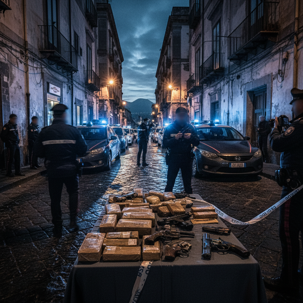 Naples: 11 arrests in mafia and drug probe