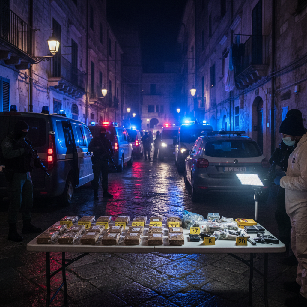 Brindisi: 25 Festnahmen in großer Drogenrazzia
