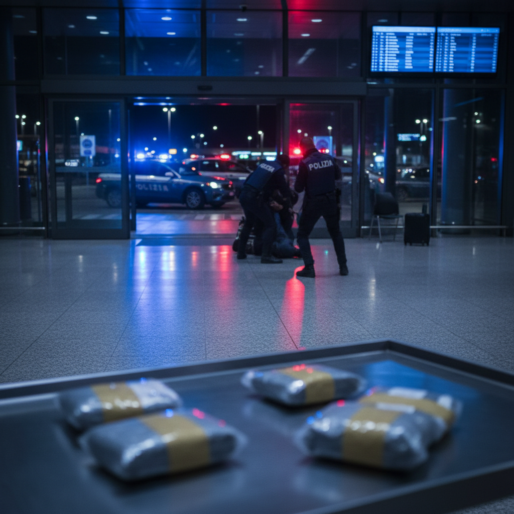 Perugia: Fugitive drug suspect arrested in Fiumicino