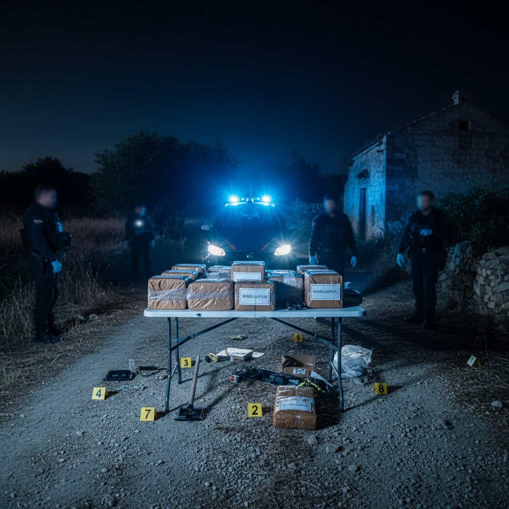 Bari: 1,25 Kilo Marihuana sichergestellt