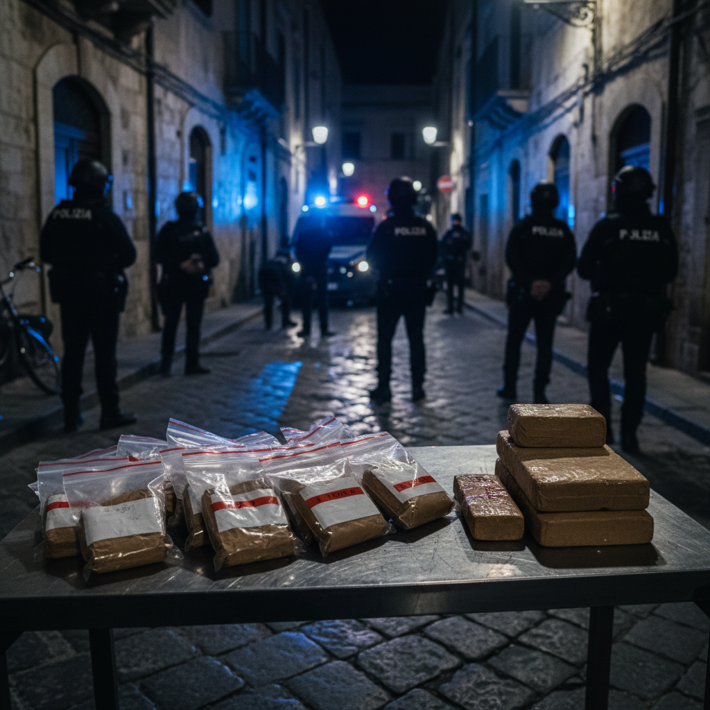 Lecce: 35 Festnahmen bei Anti-Mafia-Drogenrazzia