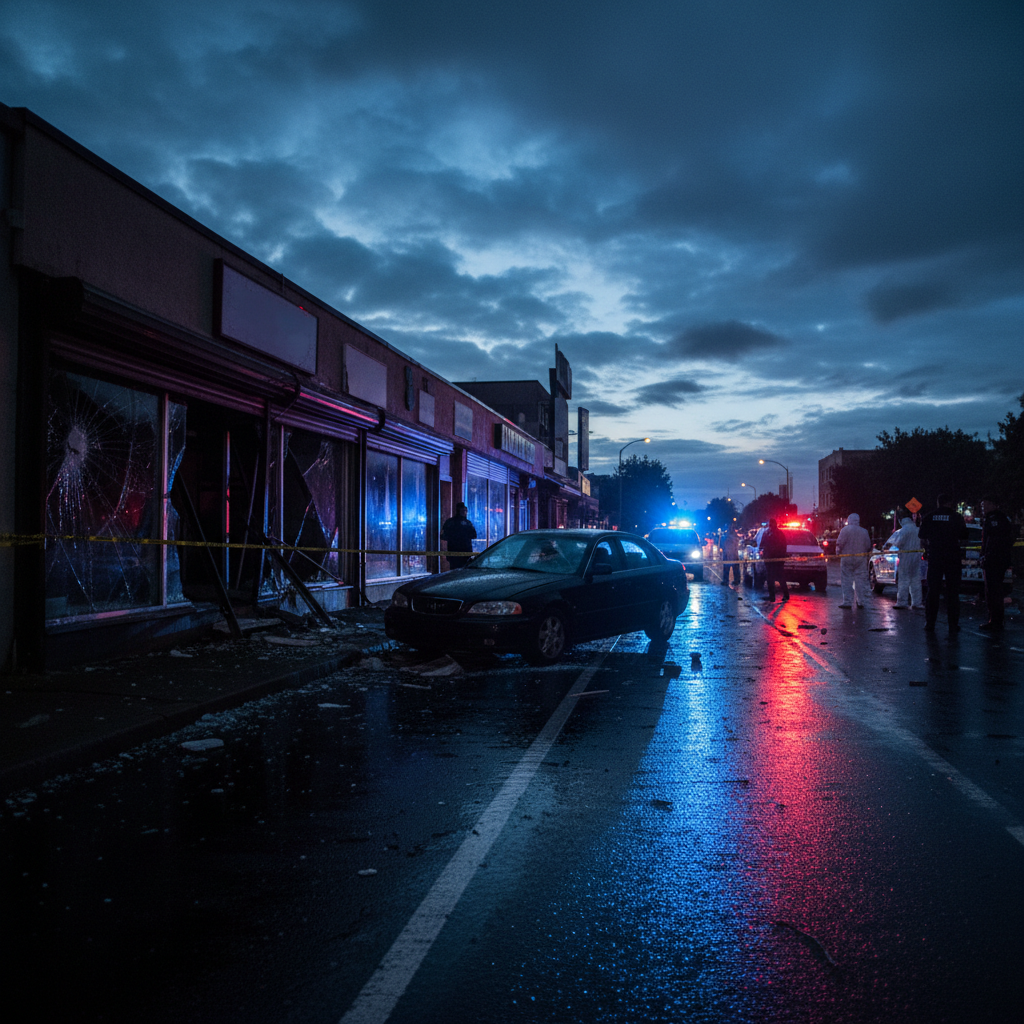 Hit-and-run with marijuana find in Brzozow