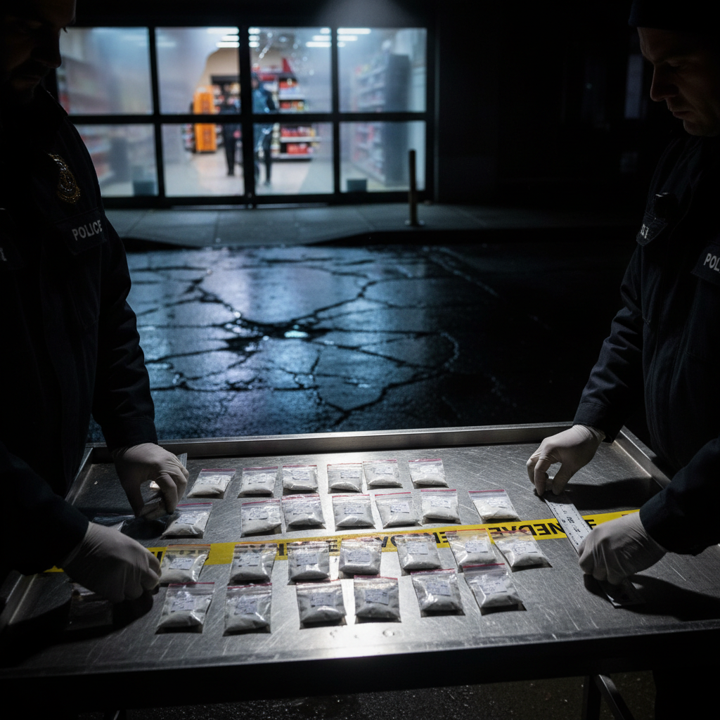 Augustów: Arrest over drugs and attempted burglary