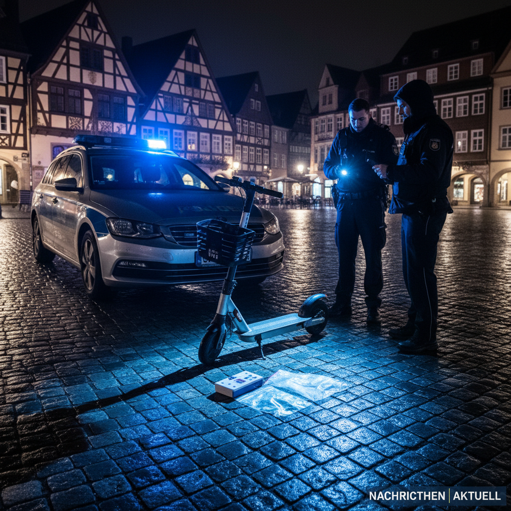 E-Scooter-Kontrolle in Sprendlingen: THC-Nachweis