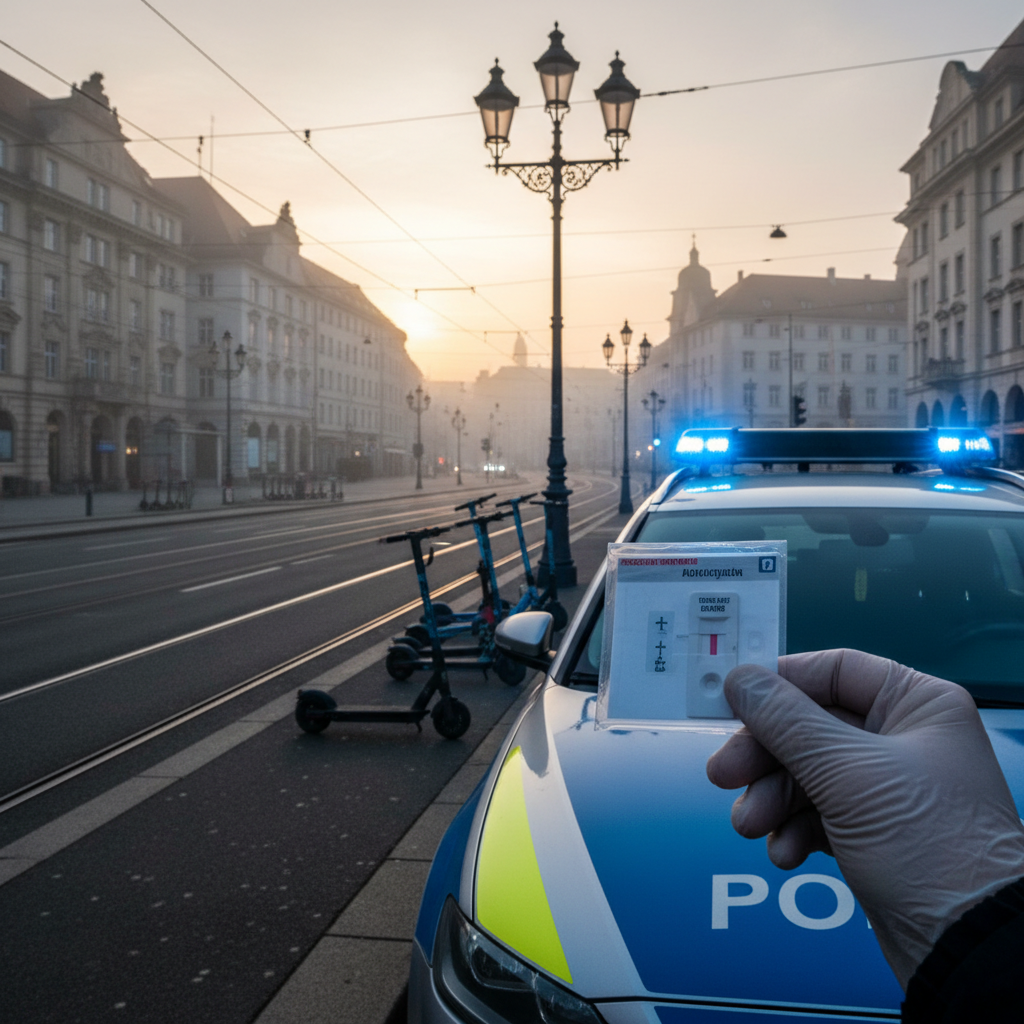 Augsburg: E-scooter rider under drug influence