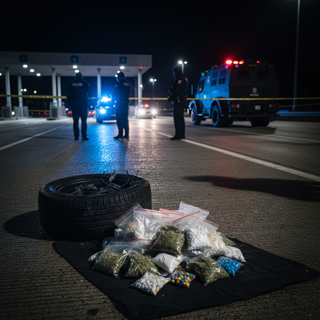 Padua: 15 kg heroína y 5 kg cocaína incautados en control