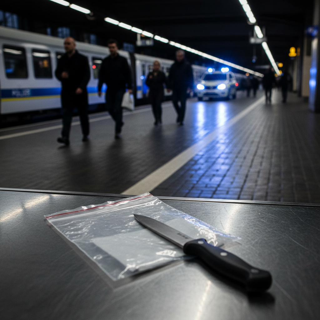 Dresde: Detención tras hurto – cuchillo y drogas