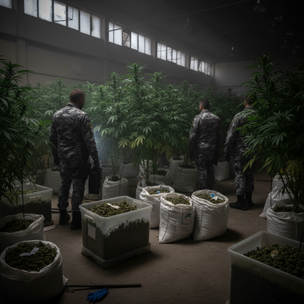 Imperia: Over 530 kilos of marijuana and cannabis plantation seized