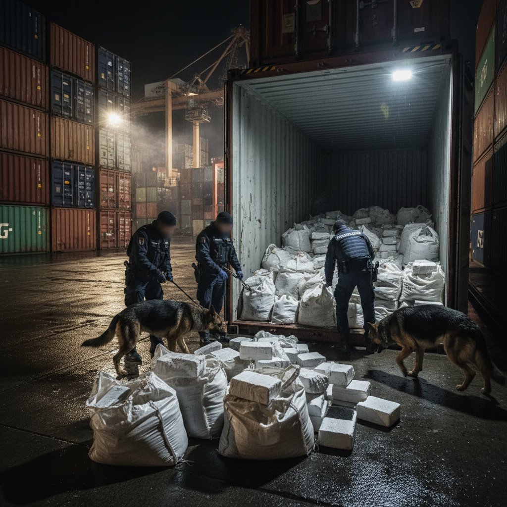 Gioia Tauro: 435 Kilo Kokain im Nuss-Lieferung entdeckt
