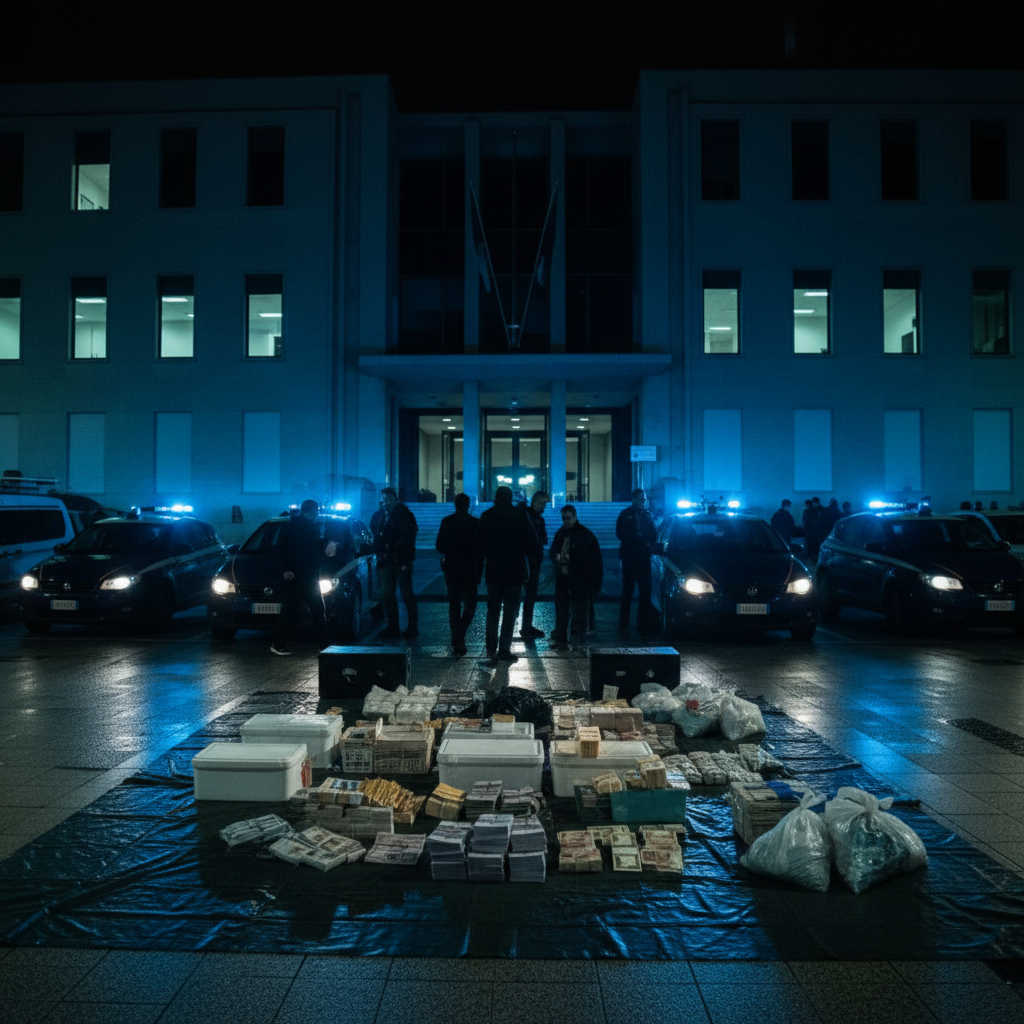 Reggio Calabria: golpe fiscal a beneficios de cocaína
